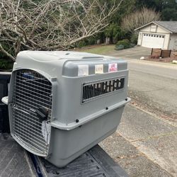 Large Dog Kennel Crate Airline Approved 36” Long 24” Wide 28” High  