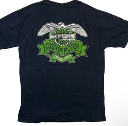 Harley-Davidson Acapulco, Mexico T-Shirt Biker Double Sided Graphic Tee XL Black