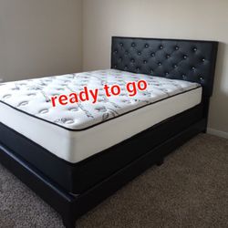 NEW TWIN FULL QUEEN KING SIZE BED WITH MATTRESS AND BOXSPRING INCLUDING FREE DELIVERY 