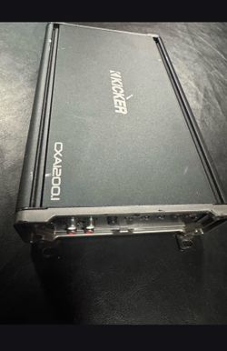 Kicker CXA1200.1 1200-Watt Mono Class D Subwoofer Amplifier