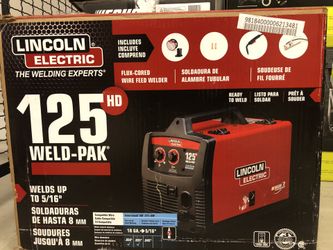 Lincoln Electric 125 hd weld-pak