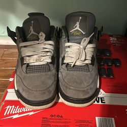 jordan 4 cool grey size 8 men’s