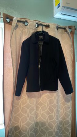 Navy blue man coat(