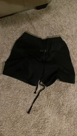 everyday black essentials short with adjustable drawstring #athletic