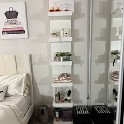 White Wall Shelf Unit 