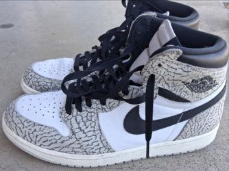 Air Jordan 1 High White Cement Sneakers