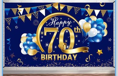 70th Birthday Backdrop