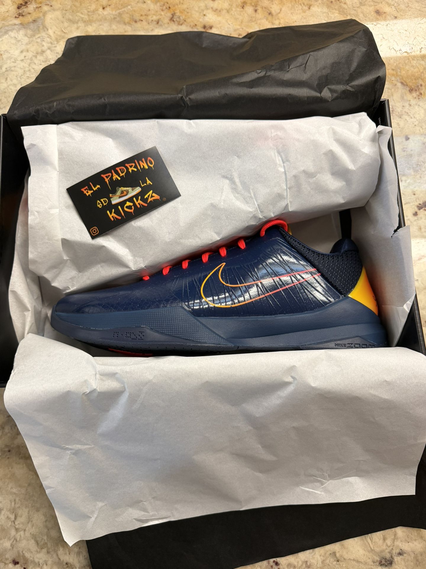 Nike Kobe 5 Protro Caitlin Clark Indiana Fever Size 12