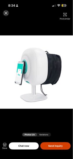 Smart 360 Photo Booth with Black Backdrop