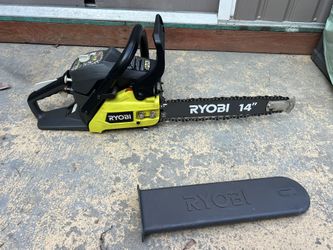 Ryobi chainsaw 14” like new only used 2 times asking $150 