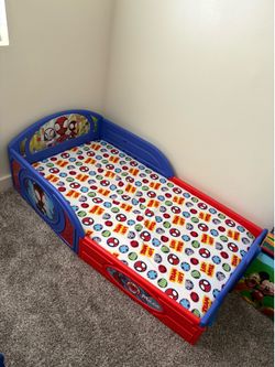 Spidey boy toddler bed new