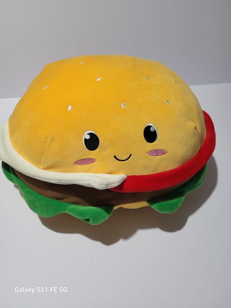 Smoochy Pals Hamburger Plush Burger
