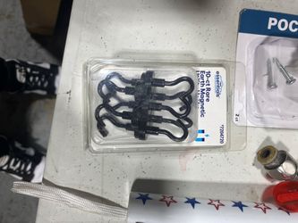 Essentials 10-ct rare earth magnetic utility hooks