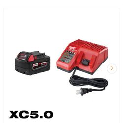 Milwaukee XC 5.0 Charger With Battery