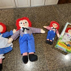 1979 Original Raggedy Ann And Andy Dolls