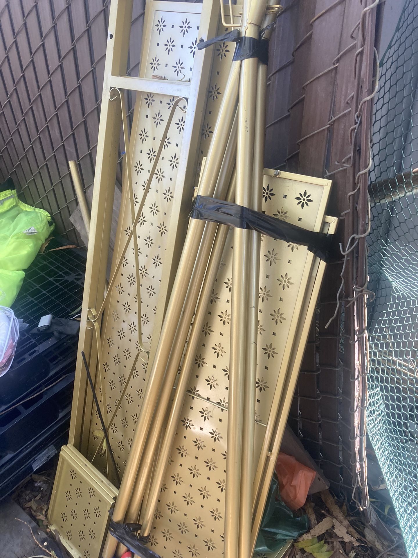 Vintage Gold Closet Organizers