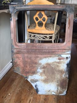 1931 Chevy door original stock wood frame inside no dents