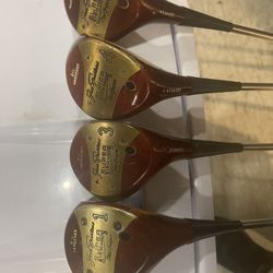 Rare Jack Nicklaus MacGregor Super Eye O Matic 1,2,3&4 Persimmon Woods