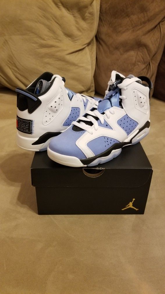 Jordan Retro UNC GS Playoffs Blue Racer Blue Red Thunder Purple