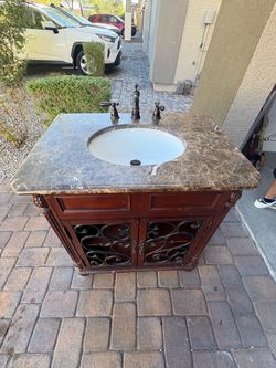 granite bathroom vanity countertop