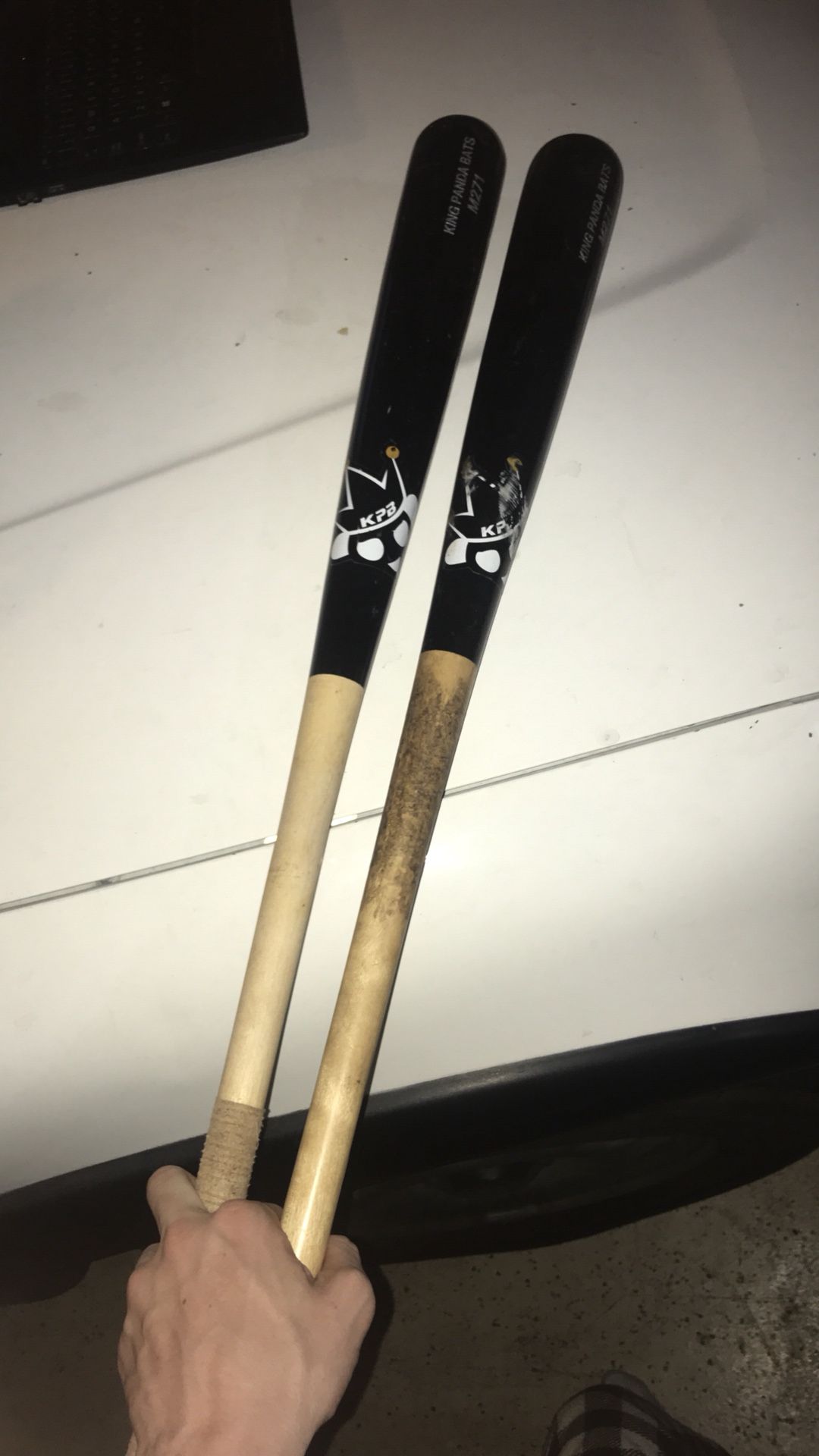 2 King Panda Wooden baseball bats