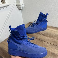 Nike SF Air Force 1 High Game Royal Boots Shoes Special Field AF1 Mens Size 10