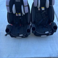 Two Graco 4ever Car seats All In One
