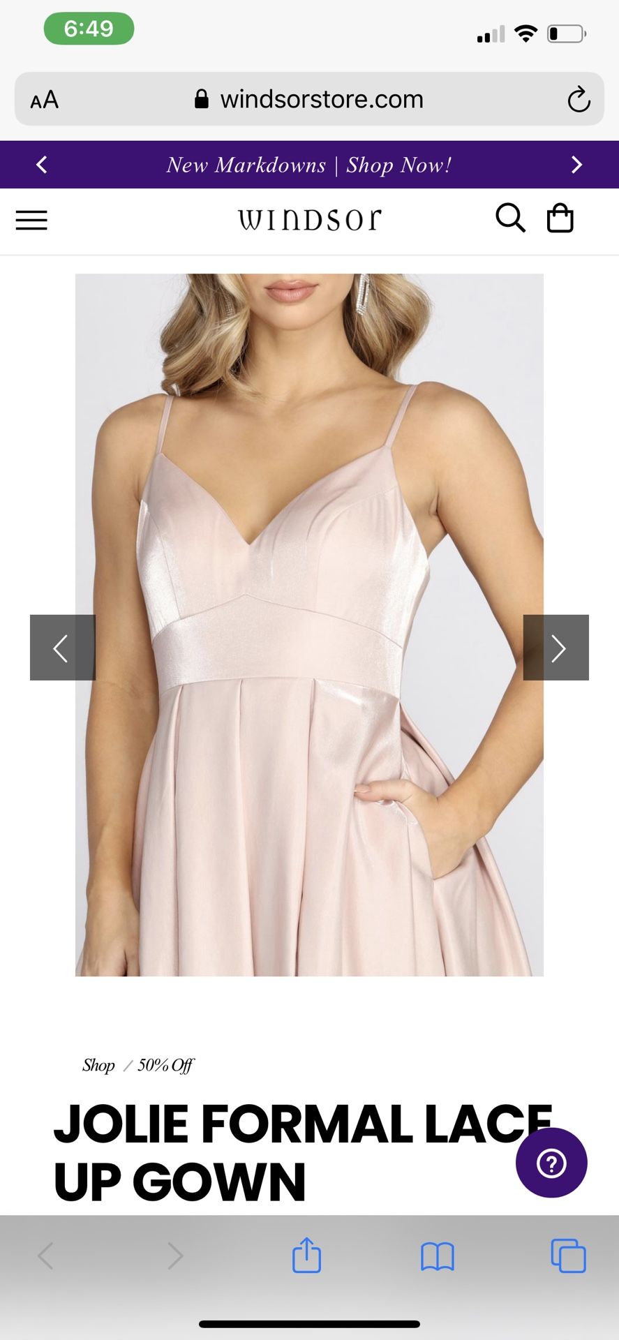 Windsor formal dress