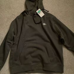 Nike Fleece Hoodie Grey 