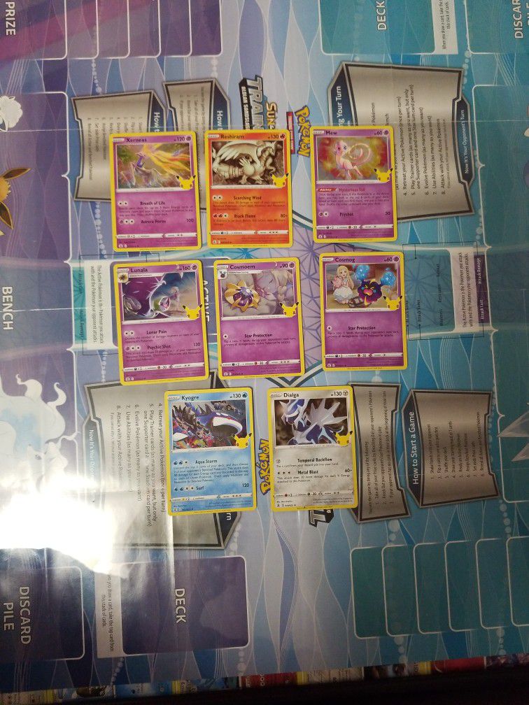 8 pokemon celebrations cards duplicates for sale or trade