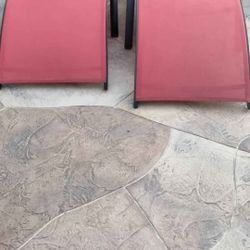 Beautiful 😍 outdoor chaise lounge chairs double stitched aluminum pool spa deck