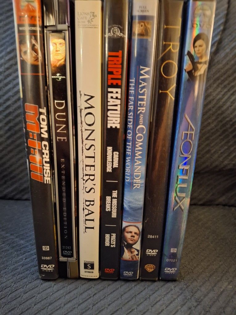 Lot Of 7 DVDs, Drama, Etc. $34.95, OBO.