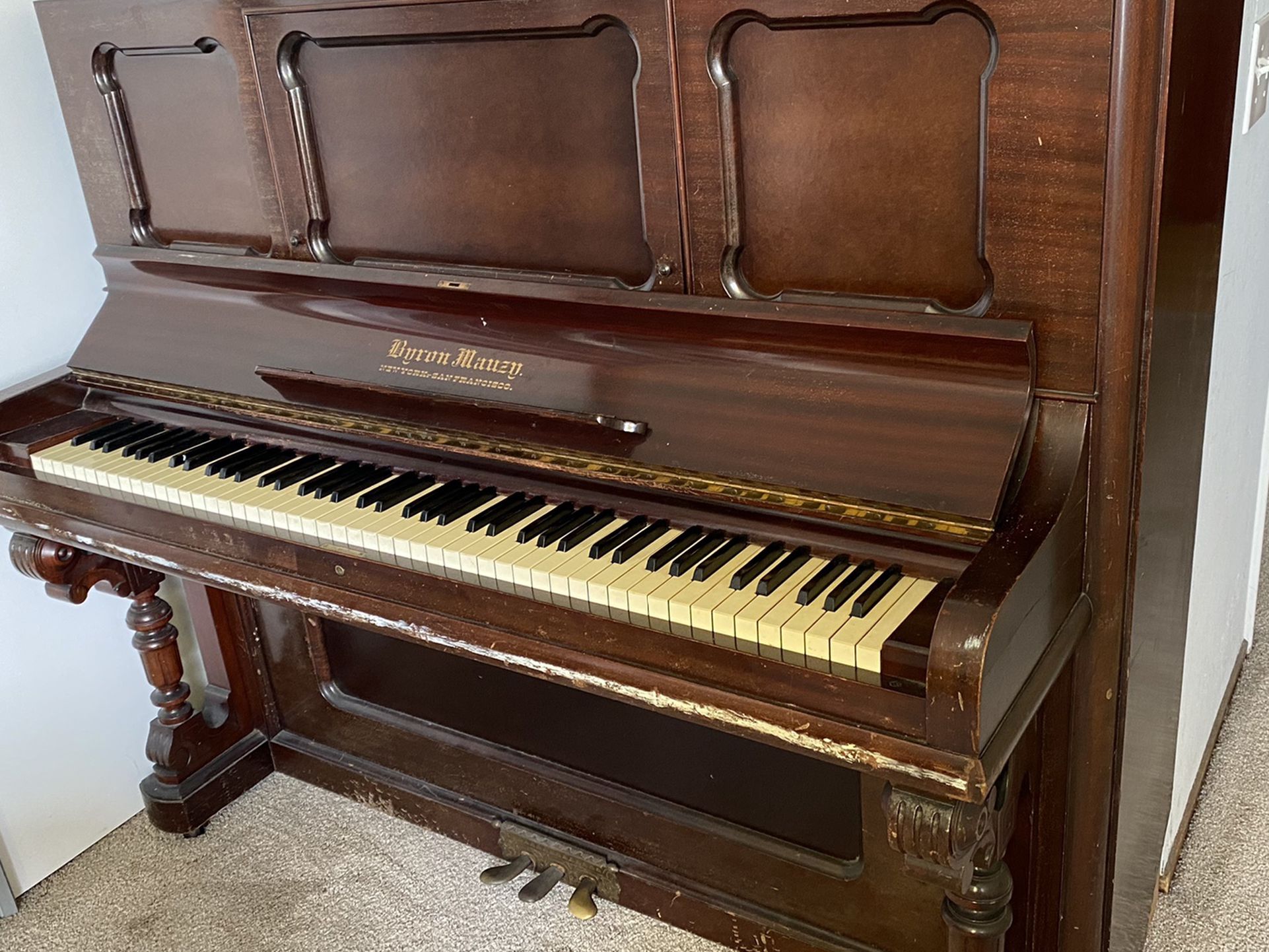 Byron Mauzy Antique Piano