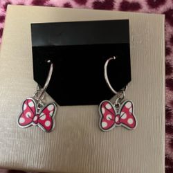 Disney Mini mouse Dangle Red Earrings 