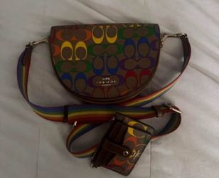 Pride coach crossbody & wallet
