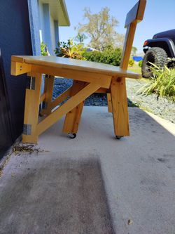 Two Small, Study Desks And Chairs
