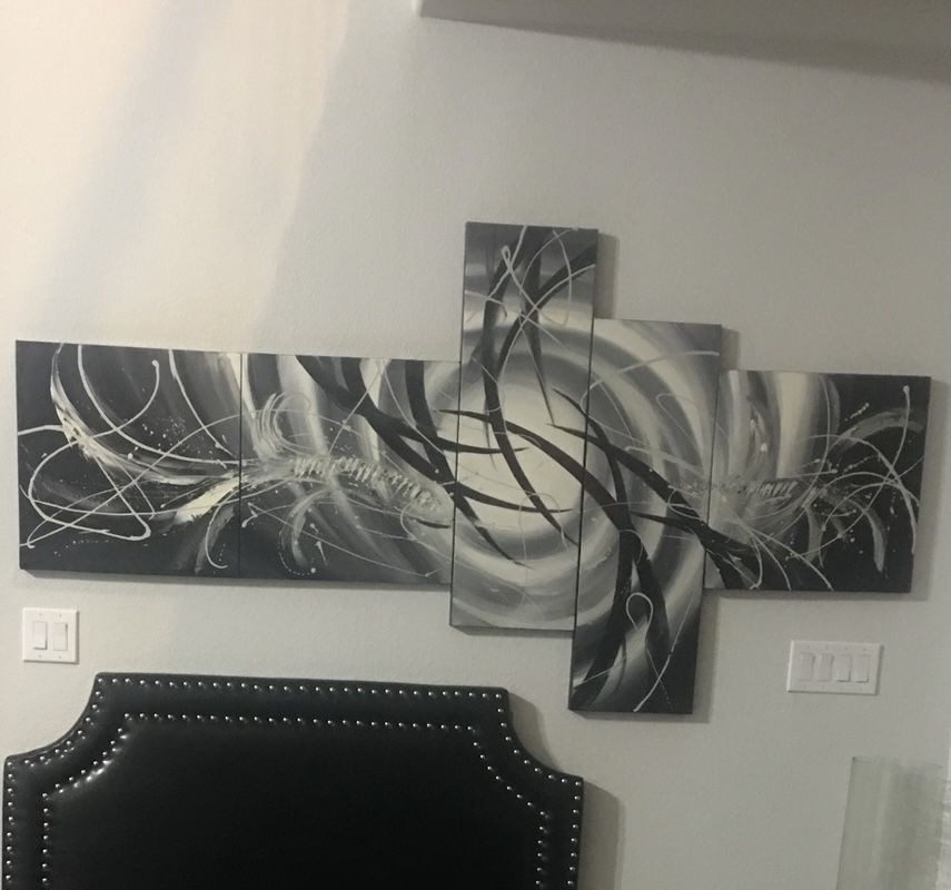 5 Panel Canvas Painting Collectibles & Art