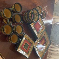 Set Of Season Plates And Mugs