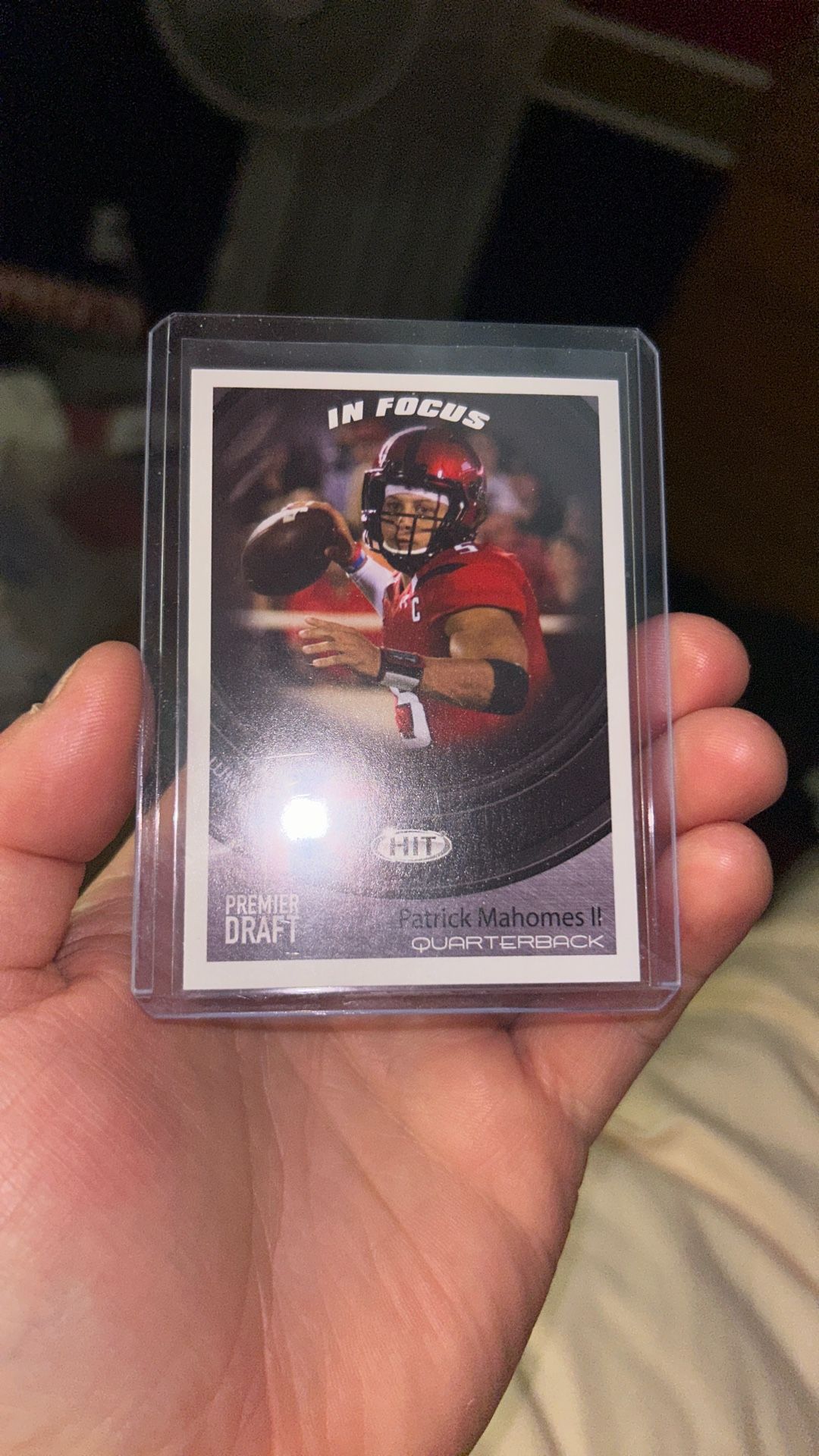 2017 SAGE HIT Premier Draft #43 Patrick Mahomes II IF RC