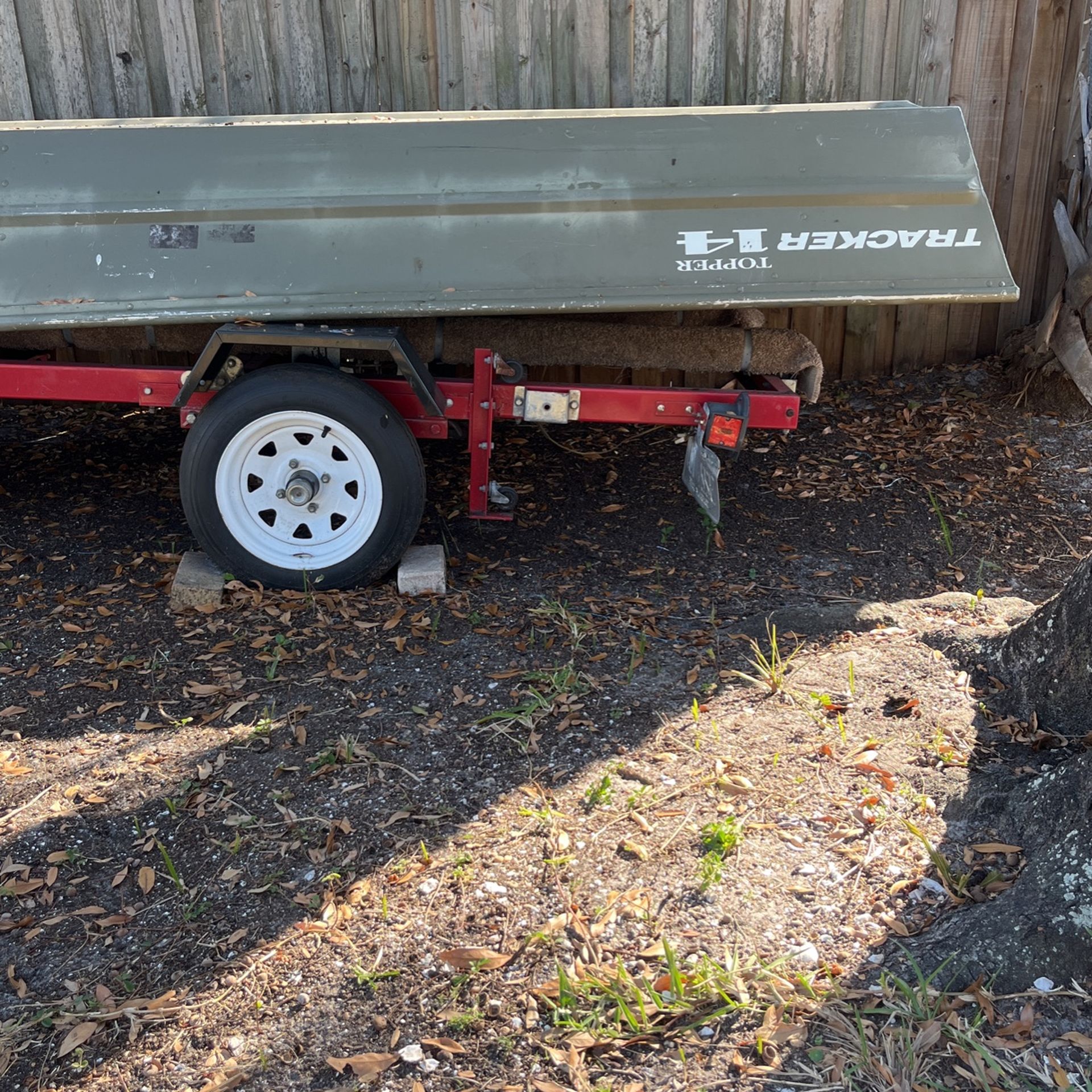 Utility Trailer And Boat