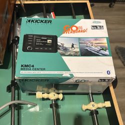 Kicker 46KMC4 Marine Bluetooth Media Player 