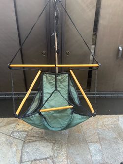 Hammock chair or "heavy duty hanging chair"