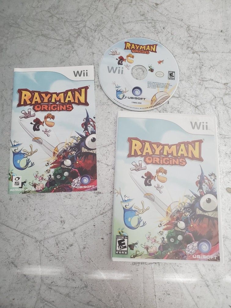 Rayman Origins Nintendo Wii video game system CIB