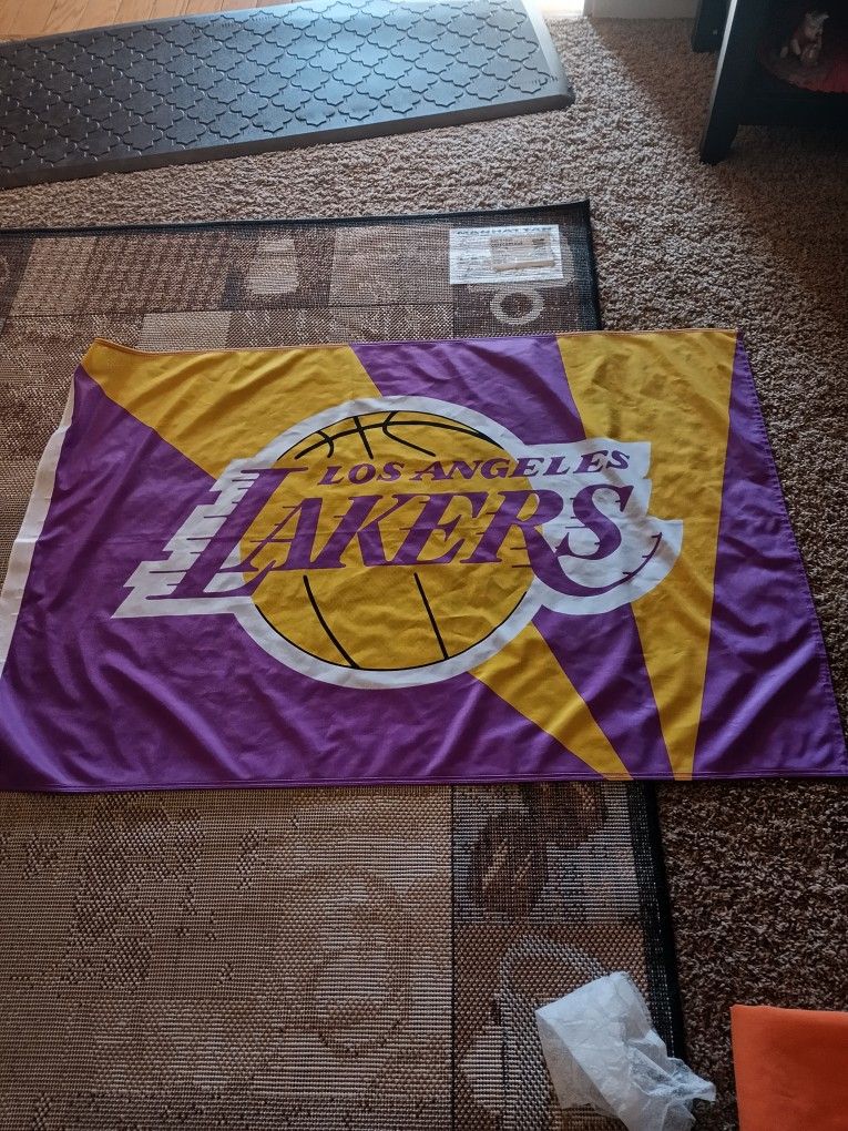 Nice Lakers Flag For 15.00