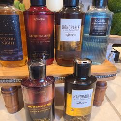 Mens Shower Gels. Bath And Body Works