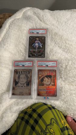 One Piece PSA slabs