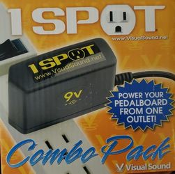 Two Truetone 1 SPOT Space-Saving 9V DC Adapter