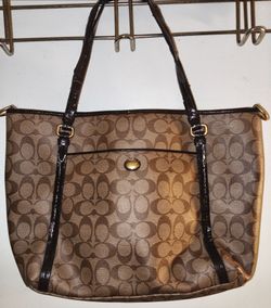 Coach New York Signature Canvas Bag