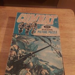 Vintage 1960s Combat TV Show Picture Puzzle