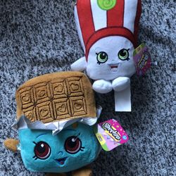 2 Brand New Shopkins With Tag 